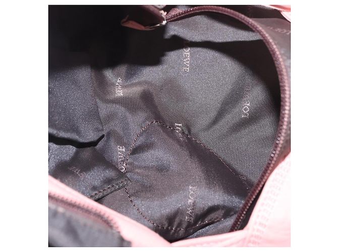 LOEWE Hand Bag Leather Pink Silver Auth 207112A - Jerrillo - vista 17