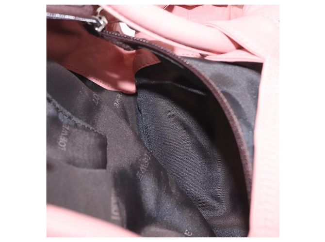 LOEWE Hand Bag Leather Pink Silver Auth 207112A - Jerrillo - vista 18