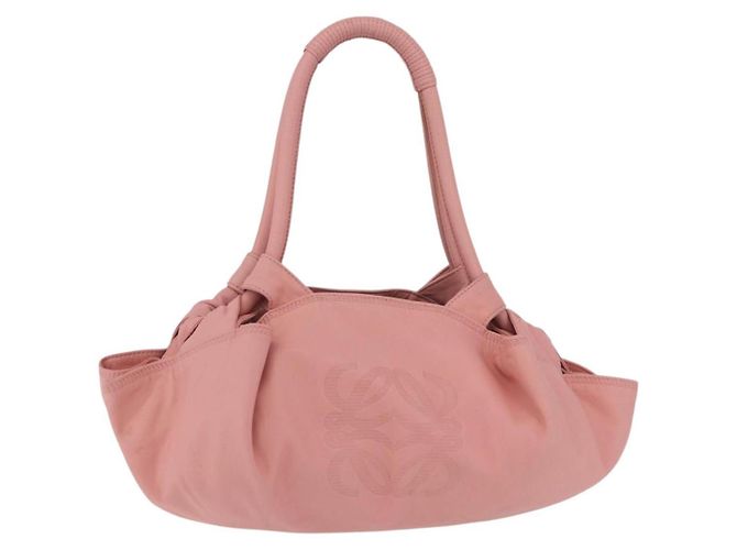 LOEWE Hand Bag Leather Pink Silver Auth 207112A - Jerrillo - vista 2