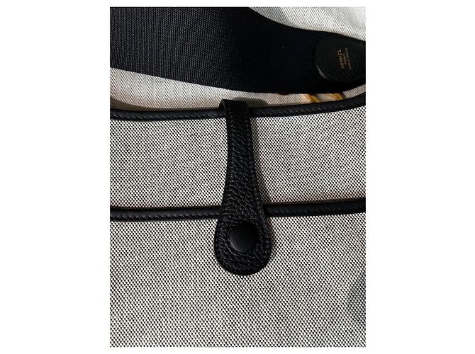 Evelyne Hermès Évelyne III 29 Toile H Écru Noir - vista 19