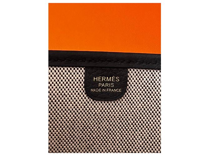 Evelyne Hermès Évelyne III 29 Toile H Écru Noir - vista 7