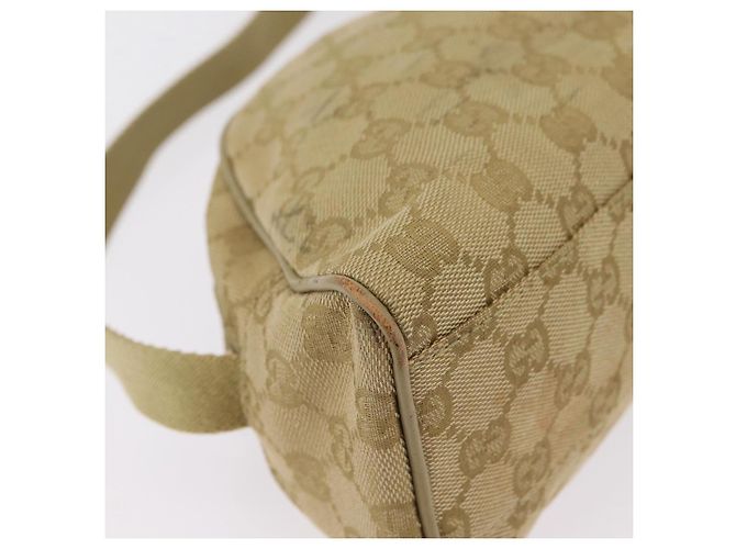 GUCCI GG Canvas Shoulder Bag Beige Gold 90781 Auth 208203 - Jerrillo - vista 13
