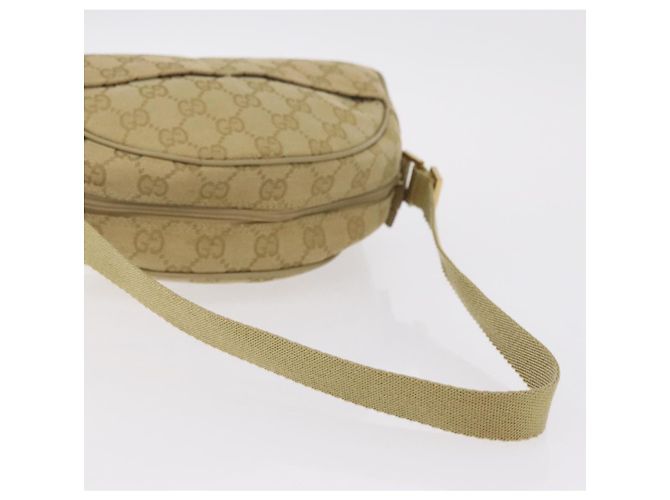 GUCCI GG Canvas Shoulder Bag Beige Gold 90781 Auth 208203 - Jerrillo - vista 8