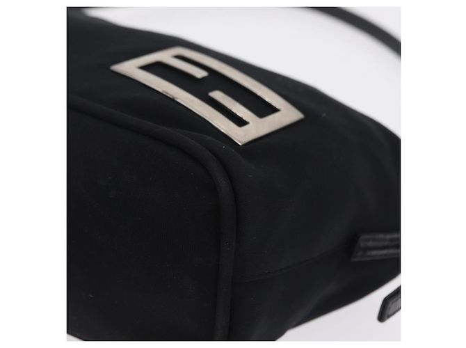 FENDI Accessory Pouch Cotton jersey Black Silver Auth 208245A - Jerrillo - vista 13