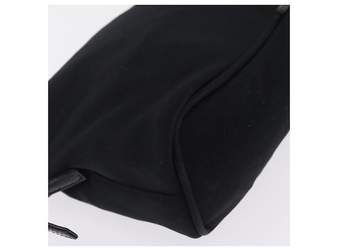 FENDI Accessory Pouch Cotton jersey Black Silver Auth 208245A - Jerrillo - vista 14
