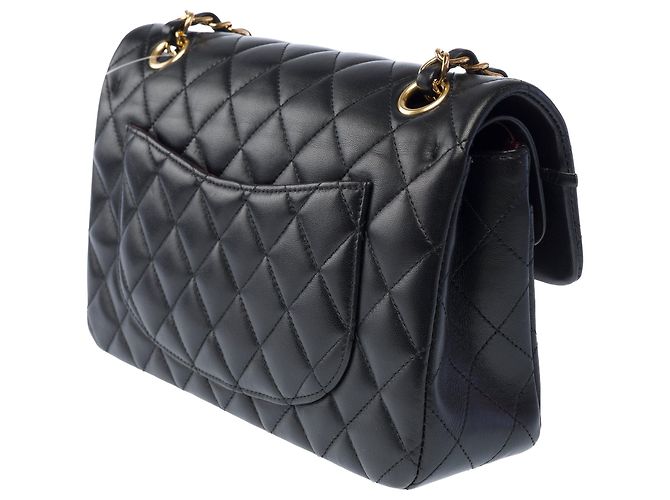 Sac CHANEL Timeless/Classique en Cuir Noir - 104068 - vue 2