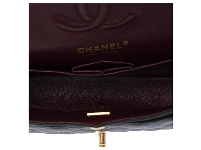 Sac CHANEL Timeless/Classique en Cuir Noir - 104068 - vue 9