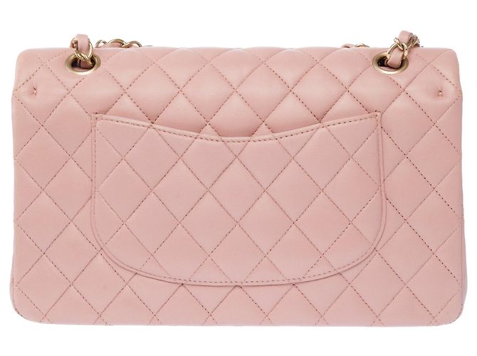 Borsa CHANEL Timeless/Classique in Pelle Rosa - 104069 - vista 5