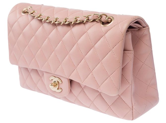 Borsa CHANEL Timeless/Classique in Pelle Rosa - 104069 - vista 6