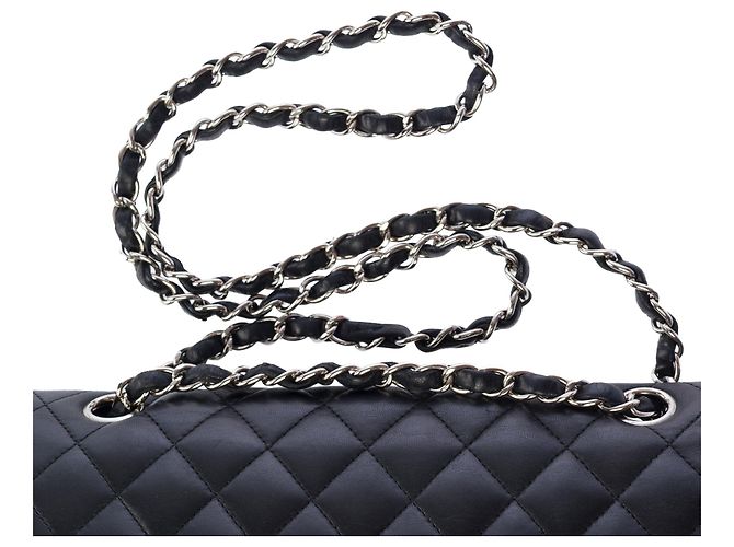Borsa CHANEL Timeless/Classique in Pelle Nera - 104064 - vista 10