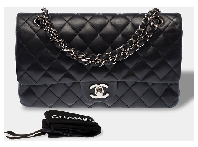 Borsa CHANEL Timeless/Classique in Pelle Nera - 104064 - vista 3