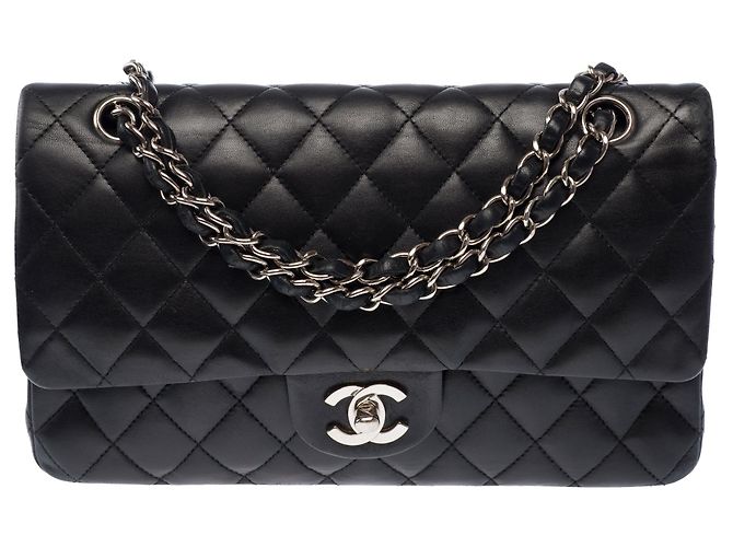 Borsa CHANEL Timeless/Classique in Pelle Nera - 104064 - vista 4