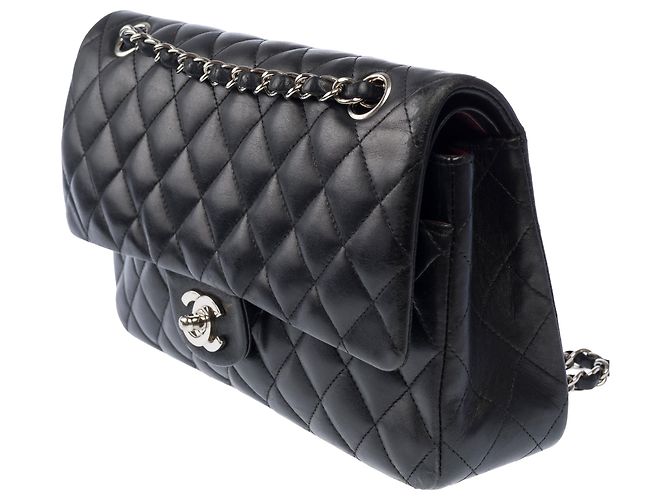 Borsa CHANEL Timeless/Classique in Pelle Nera - 104064 - vista 6