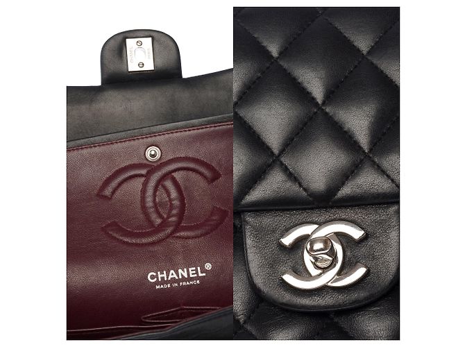 Borsa CHANEL Timeless/Classique in Pelle Nera - 104064 - vista 7
