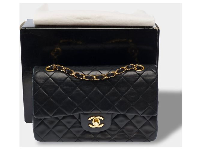Borsa CHANEL Timeless/Classique in Pelle Nera - 104059 - vista 3