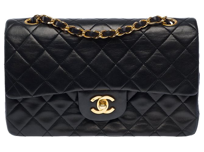 Borsa CHANEL Timeless/Classique in Pelle Nera - 104059 - vista 4