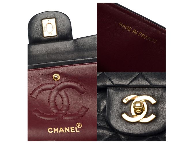 Borsa CHANEL Timeless/Classique in Pelle Nera - 104059 - vista 7