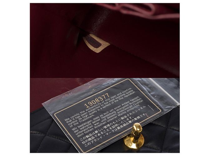 Borsa CHANEL Timeless/Classique in Pelle Nera - 104059 - vista 8