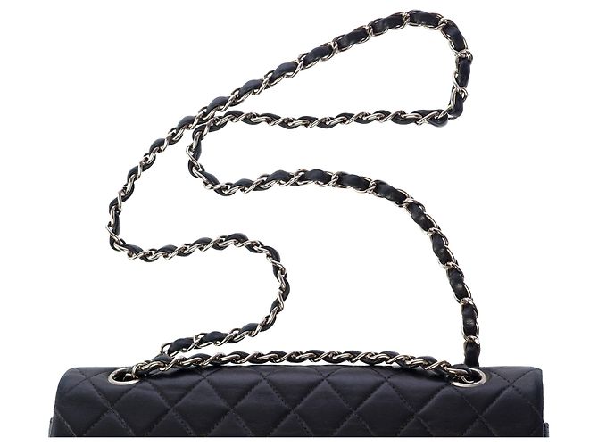 Borsa CHANEL Timeless/Classique in Pelle Nera - 104063 - vista 10