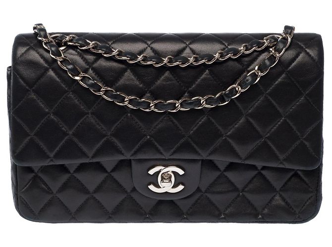 Borsa CHANEL Timeless/Classique in Pelle Nera - 104063 - vista 14
