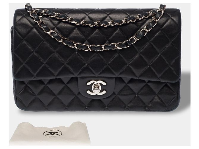 Borsa CHANEL Timeless/Classique in Pelle Nera - 104063 - vista 3