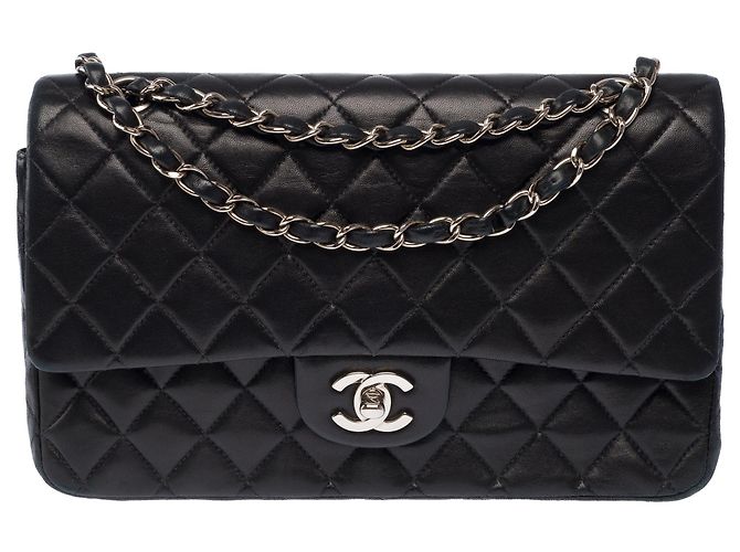 Borsa CHANEL Timeless/Classique in Pelle Nera - 104063 - vista 4