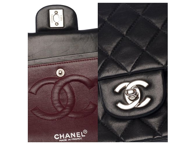 Borsa CHANEL Timeless/Classique in Pelle Nera - 104063 - vista 7