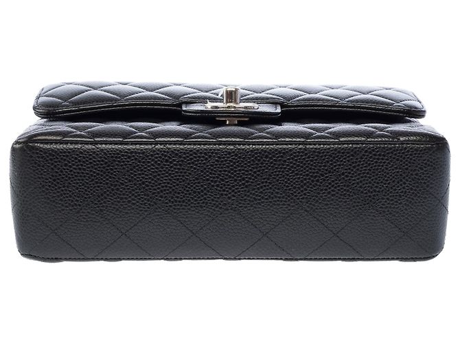 CHANEL Timeless/Classique Tasche aus schwarzem Leder - 104048 - Ansicht 10