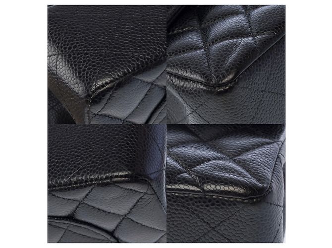 CHANEL Timeless/Classique Tasche aus schwarzem Leder - 104048 - Ansicht 11