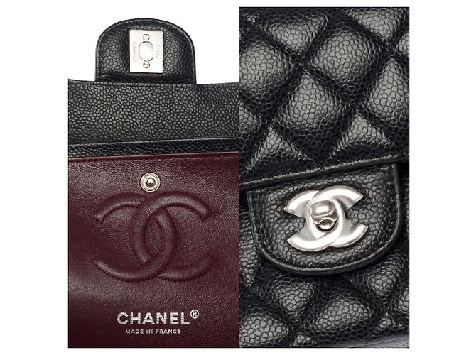 CHANEL Timeless/Classique Tasche aus schwarzem Leder - 104048 - Ansicht 6