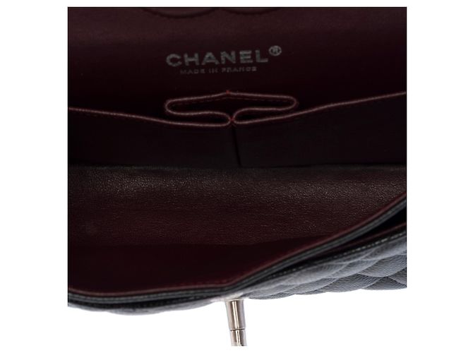 CHANEL Timeless/Classique Tasche aus schwarzem Leder - 104048 - Ansicht 8