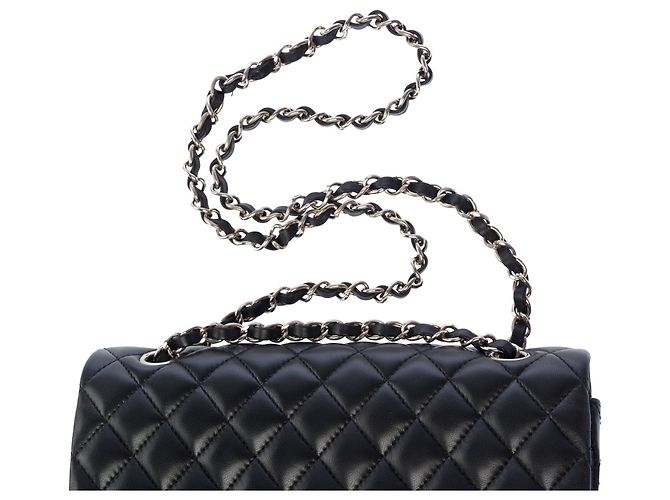Borsa CHANEL Timeless/Classique in Pelle Nera - 104061 - vista 10