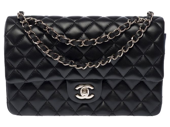 Borsa CHANEL Timeless/Classique in Pelle Nera - 104061 - vista 14