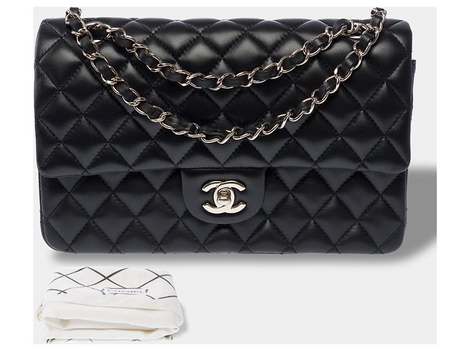 Borsa CHANEL Timeless/Classique in Pelle Nera - 104061 - vista 3