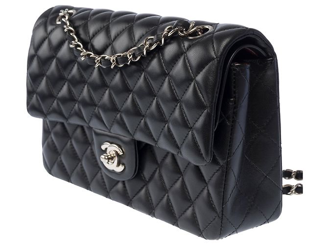 Borsa CHANEL Timeless/Classique in Pelle Nera - 104061 - vista 6