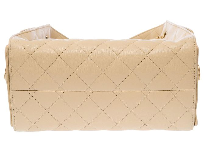 Borsa CHANEL in Pelle Beige - 104054 - vista 11