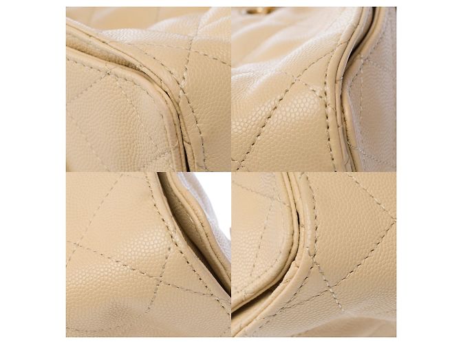 Borsa CHANEL in Pelle Beige - 104054 - vista 12