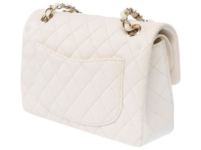 Borsa CHANEL Timeless/Classique in Pelle Bianca - 104050 - vista 2