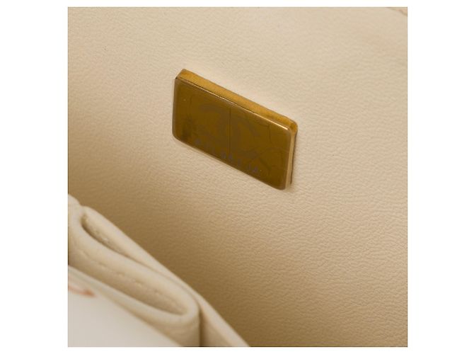 Borsa CHANEL Timeless/Classique in Pelle Bianca - 104050 - vista 8