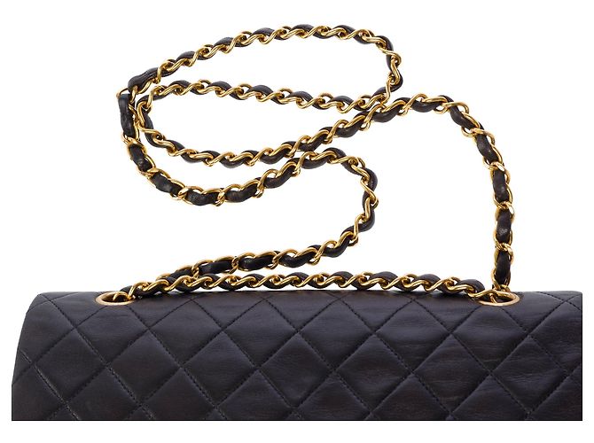 Borsa CHANEL Timeless/Classique in Pelle Nera - 104067 - vista 10
