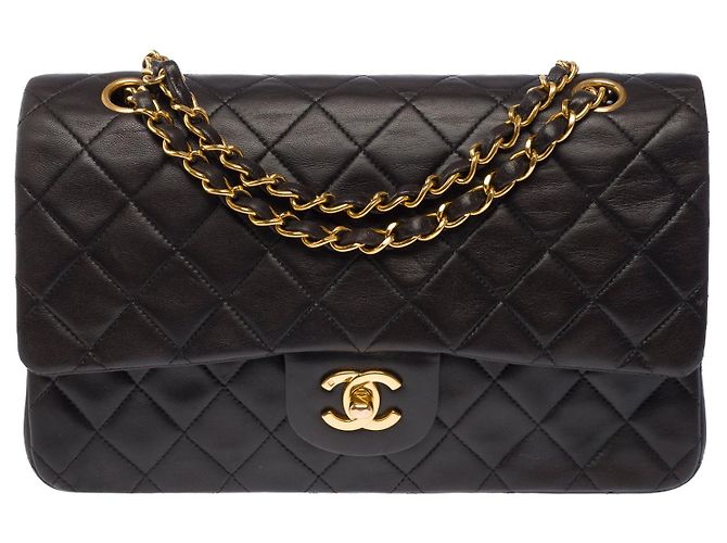 Borsa CHANEL Timeless/Classique in Pelle Nera - 104067 - vista 14