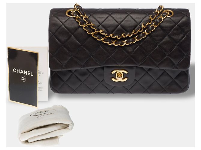 Borsa CHANEL Timeless/Classique in Pelle Nera - 104067 - vista 3
