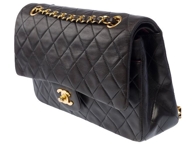 Borsa CHANEL Timeless/Classique in Pelle Nera - 104067 - vista 6