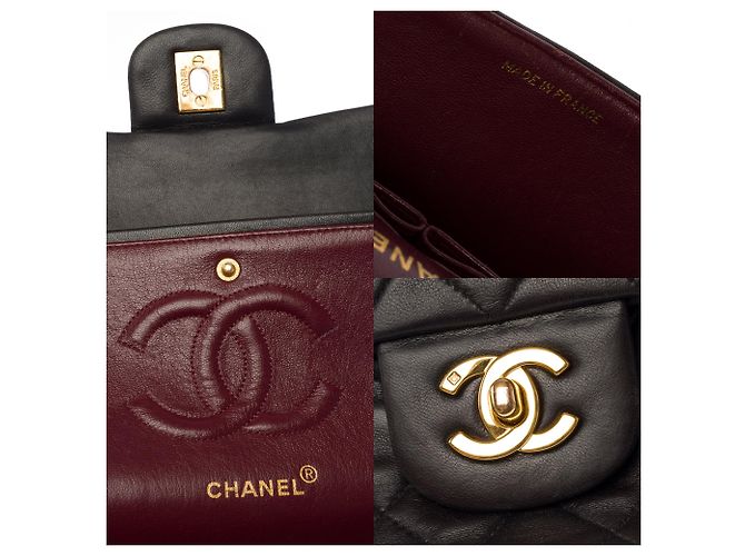 Borsa CHANEL Timeless/Classique in Pelle Nera - 104067 - vista 7