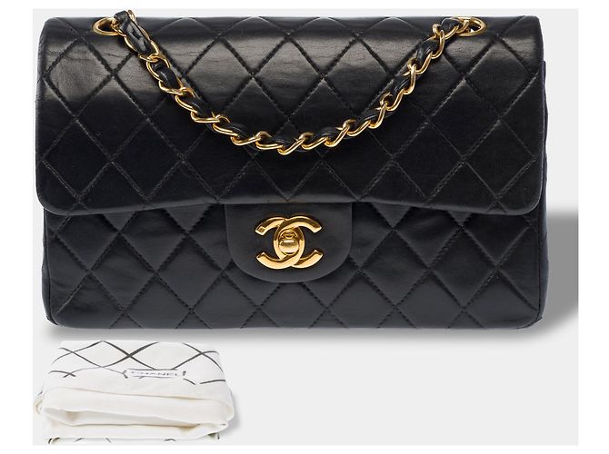 Borsa CHANEL Timeless/Classique in Pelle Nera - 104060 - vista 3