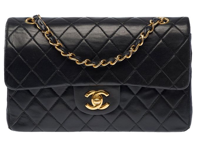 Borsa CHANEL Timeless/Classique in Pelle Nera - 104060 - vista 4