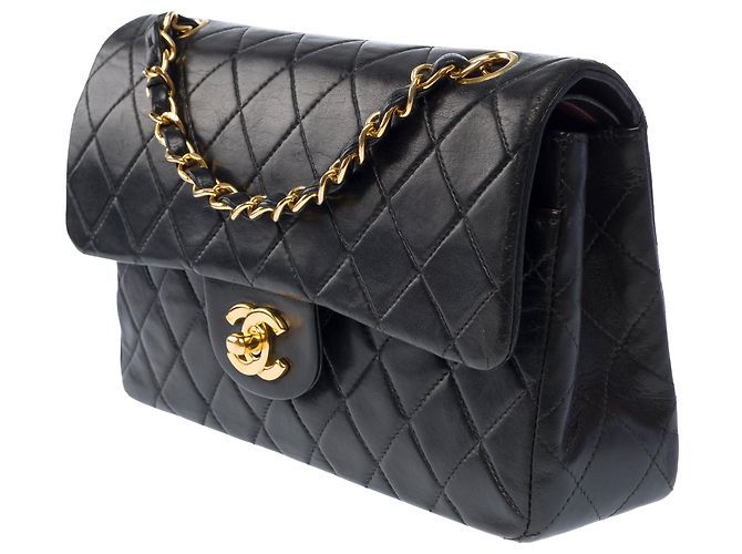 Borsa CHANEL Timeless/Classique in Pelle Nera - 104060 - vista 6