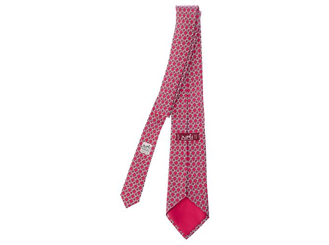 Hermès HERMES Red Silk Accessory - 104070 - view 4