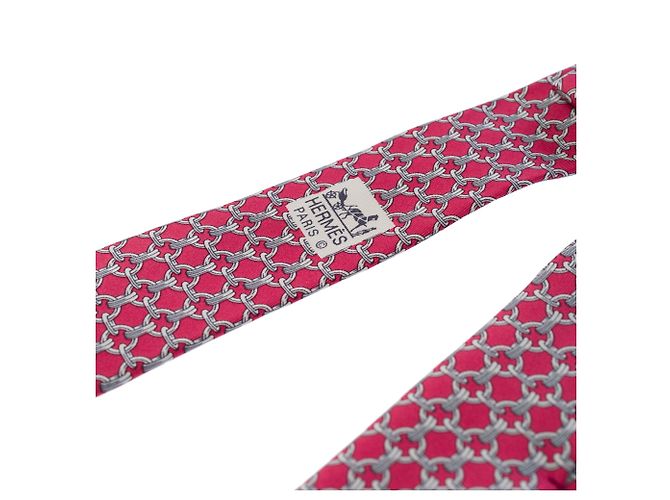 Hermès HERMES Red Silk Accessory - 104070 - view 6