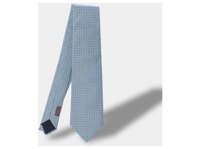 Hermès HERMES Silk Accessory Blue - 104071 - view 2